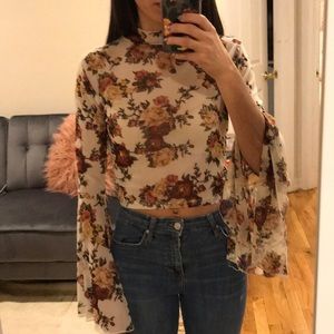 Mimi China floral blouse